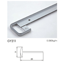 Anodised Aluminium Wardrobe Border Profile